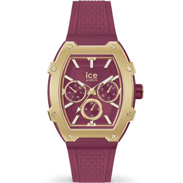 Ice Watch Boliday Gold Burgundy ženski sat 35mm 022868