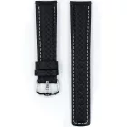 Hirsch Carbon L kaiš za sat 02592050-2-22