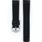 Hirsch Carbon L kaiš za sat 02592050-2-22