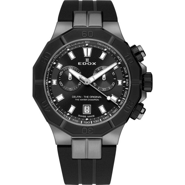 Edox Delfin The Original Chronograph muški sat 1011337-GNCA-NGIN
