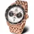 Vostok Europe N1 Rocket muški sat 6S21-225B619/B, beli brojčanik, kaiš: nerđajući čelik, rose gold