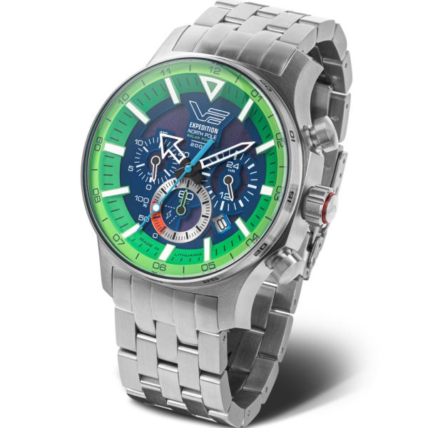 Vostok Europe Expedition North Pole-1 Solar Power Chronograph muški sat VK42-595A733-B