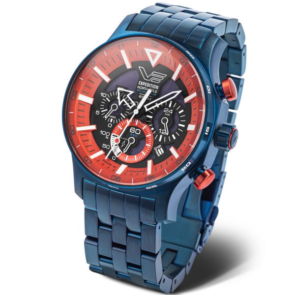 Vostok Europe Expedition North Pole-1 Solar Power Chronograph muški sat VK42-595D734-B