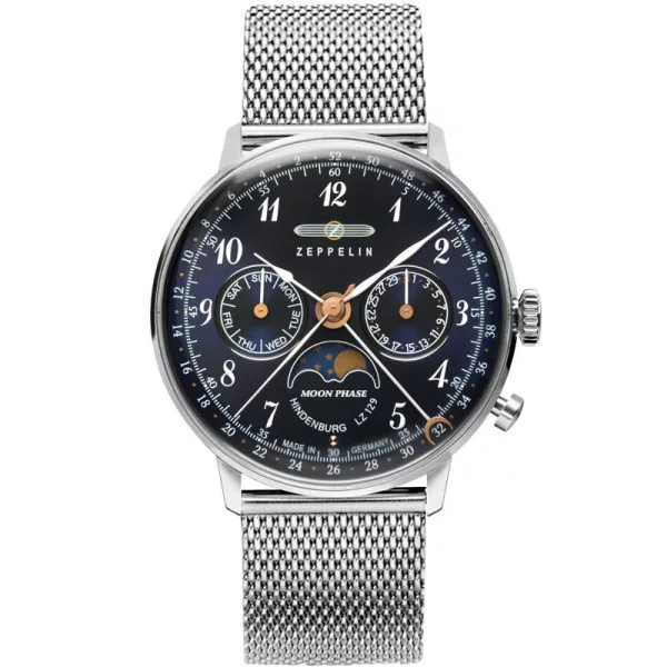 Zeppelin LZ129 Hindenburg Moon Phase ženski sat 7037M-3