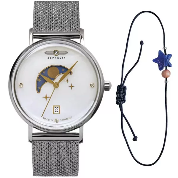 Zeppelin Luna ženski sat komplet 7133M-1