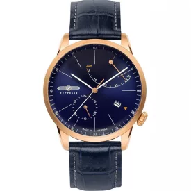 Zeppelin Flatline muški sat komplet 7368-3