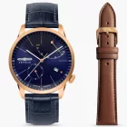 Zeppelin Flatline muški sat komplet 7368-3