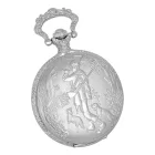 Tiko Time džepni sat sa motivom lovca, srebrne boje 7463-3