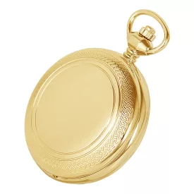 Astron mehanički skeleton džepni sat, zlatne boje 8514-1