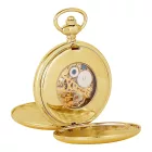 Astron mehanički skeleton džepni sat, zlatne boje 8514-1