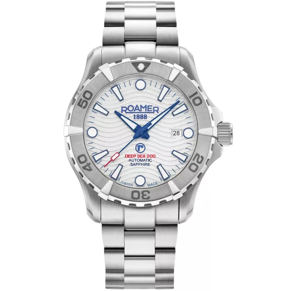 Roamer Deep Sea Duna Limited Edition muški sat 860983 41 15 71, srebrni brojčanik, kaiš: nerđajući čelik, srebrni