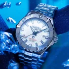 Roamer Deep Sea Duna Limited Edition muški sat 860983 41 15 71, srebrni brojčanik, kaiš: nerđajući čelik, srebrni