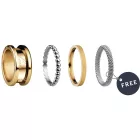 Bering Žensko prsten komplet BICOLOUR-8