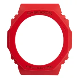 Casio G-Shock GA-2100-4A bezel (luneta) od smole, crveni