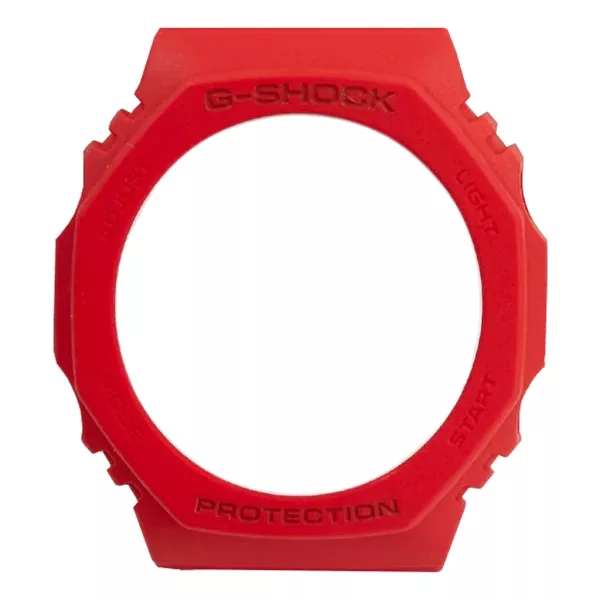 Casio G-Shock GA-2100-4A bezel (luneta) od smole, crveni
