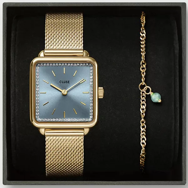 Cluse La Tétragone ženski sat komplet CG10320