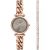 Fossil Carlie ženski sat komplet ES5378SET