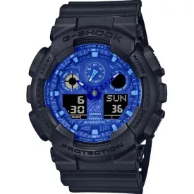   Casio G-Shock Blue Paisley Special Edition muški sat GA-100BP-1AER
