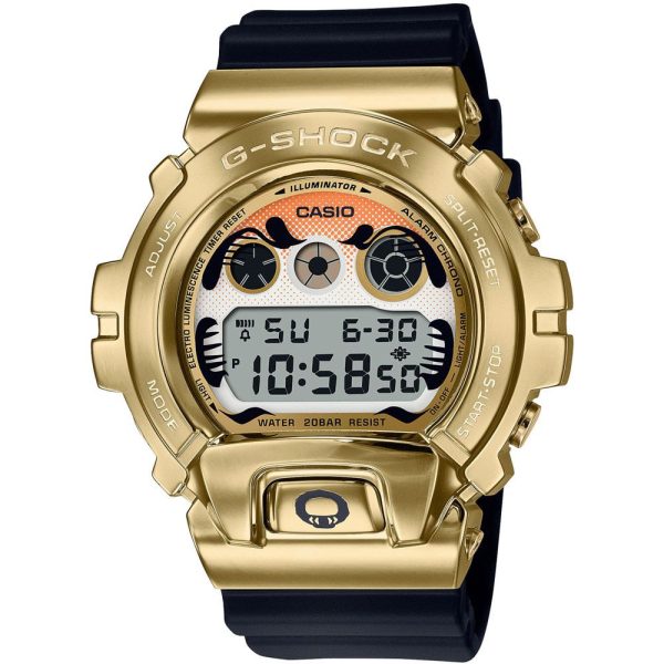 Casio G-Shock Gold Daruma BlackEyePatch Limited Edition muški sat GM-6900GDA-9ER