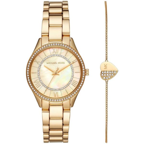 Michael Kors Lauryn ženski sat komplet MK4490