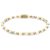 Rebel & Rose Mix Virgin White Žensko narukvica XS RR-40113-G-XS