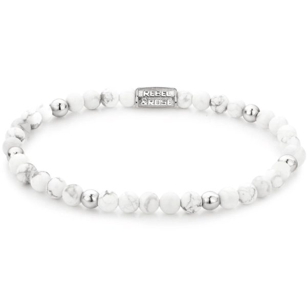 Rebel & Rose Virgin White Silver Žensko narukvica XS RR-40118-S-XS