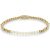 Rebel & Rose Pearl Gem meets Yellowgold Žensko narukvica XS RR-40127-G-XS