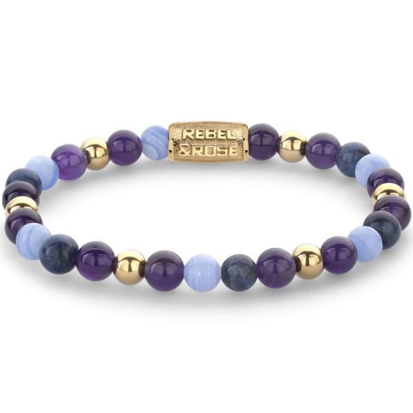 Rebel & Rose Are Violets Blue Žensko narukvica S RR-60109-G-S