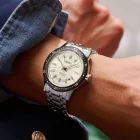 Seiko Presage 6th Decade 60th Anniversary Limited Edition muški sat SRPK61J1, bež brojčanik, kaiš: nerđajući čelik, srebrni