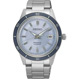   Seiko Presage European Exclusive in Retro Blue Limited Edition muški sat komplet SRPL19J1