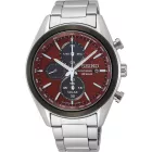 Seiko Solar Macchina Sportiva Edition muški sat SSC771P1, bordo brojčanik, kaiš: nerđajući čelik, srebrni